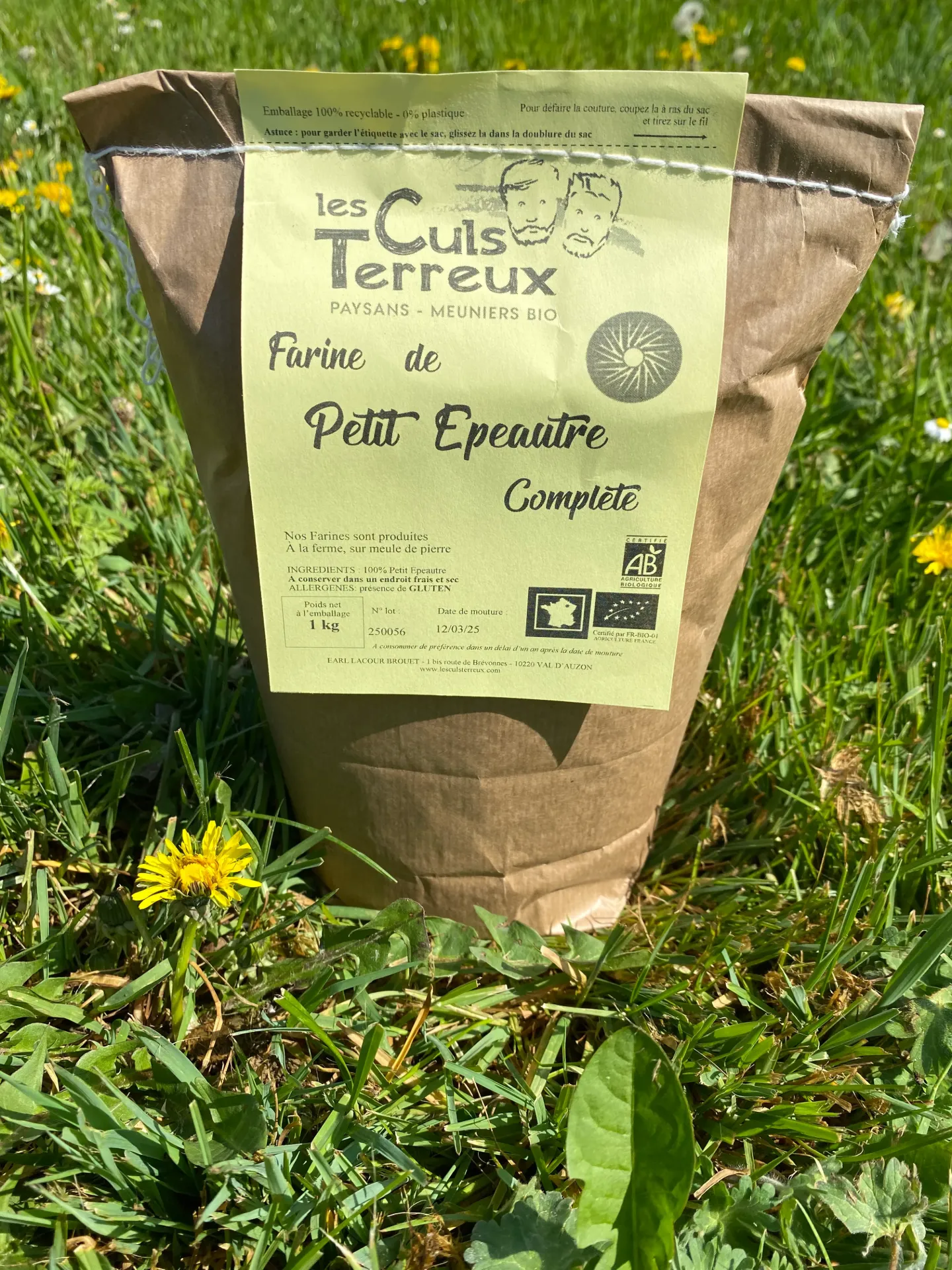 1Kg Farine de Petit-épeautre Complète AB